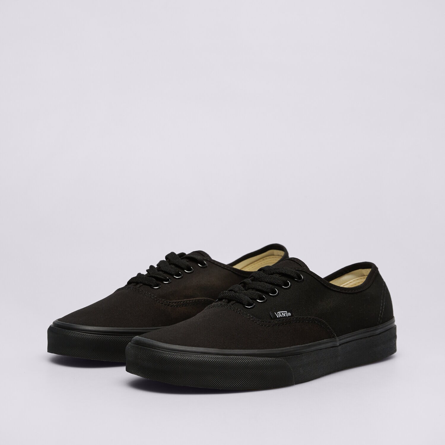 vans authentic black black