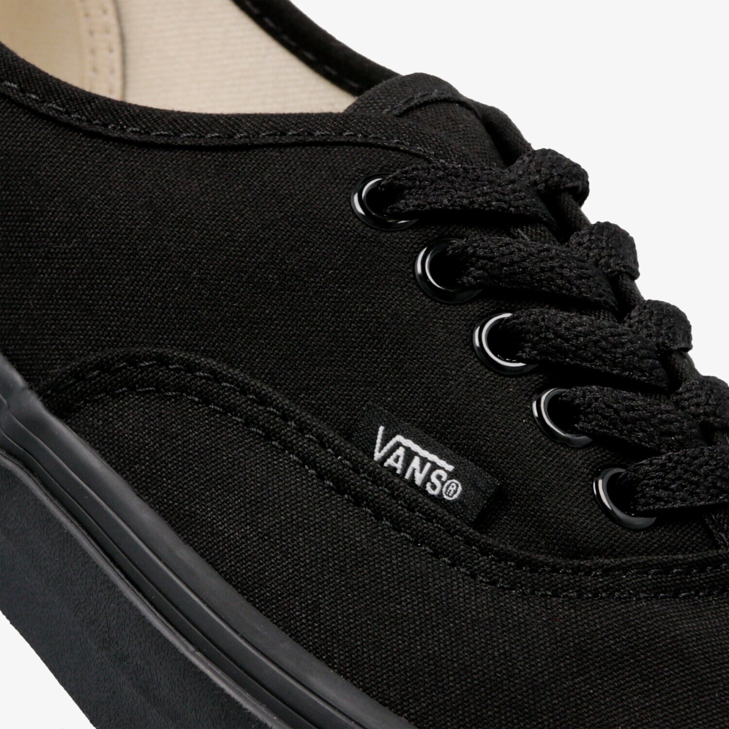 vans authentic sneakers men's black 15 m
