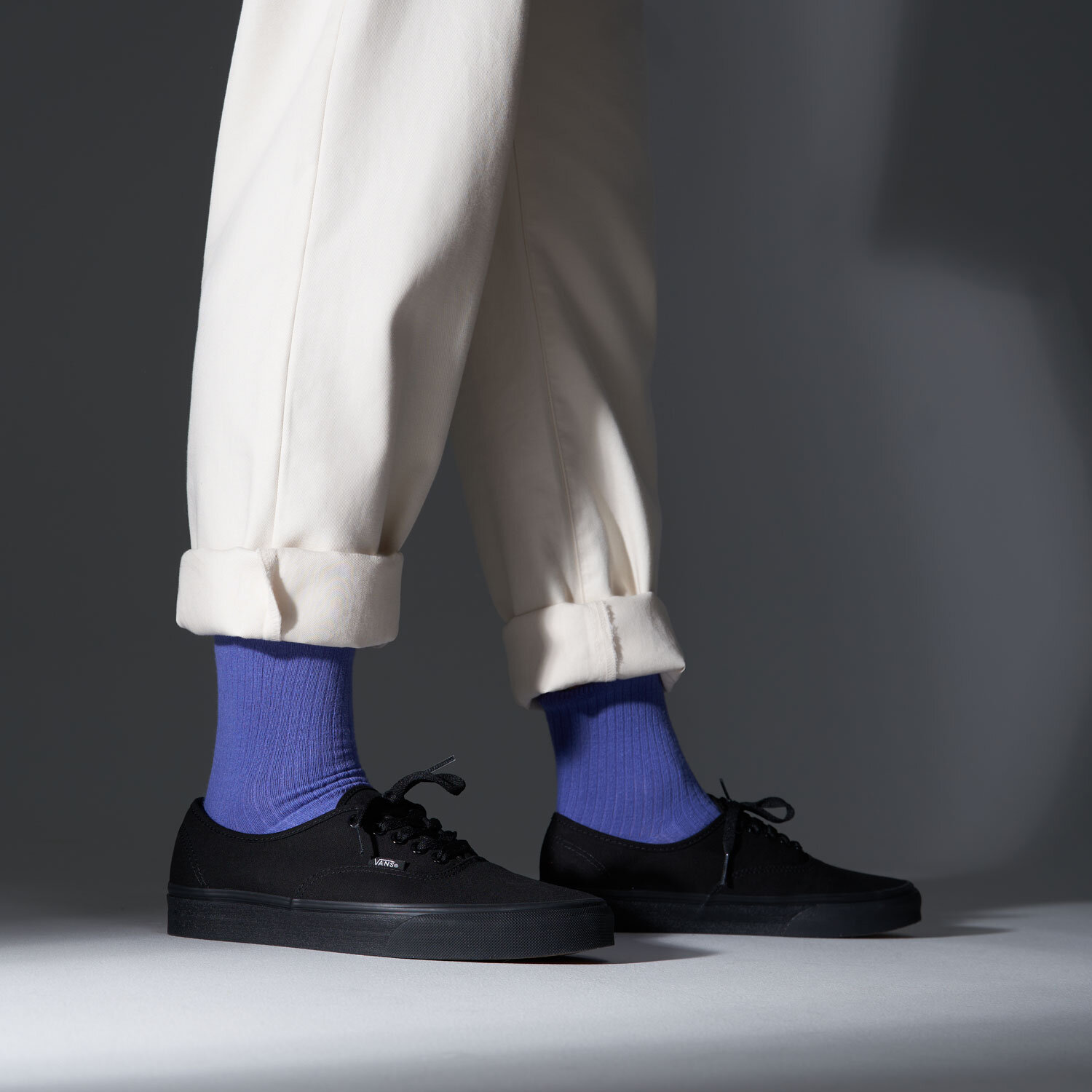 vans authentic black black