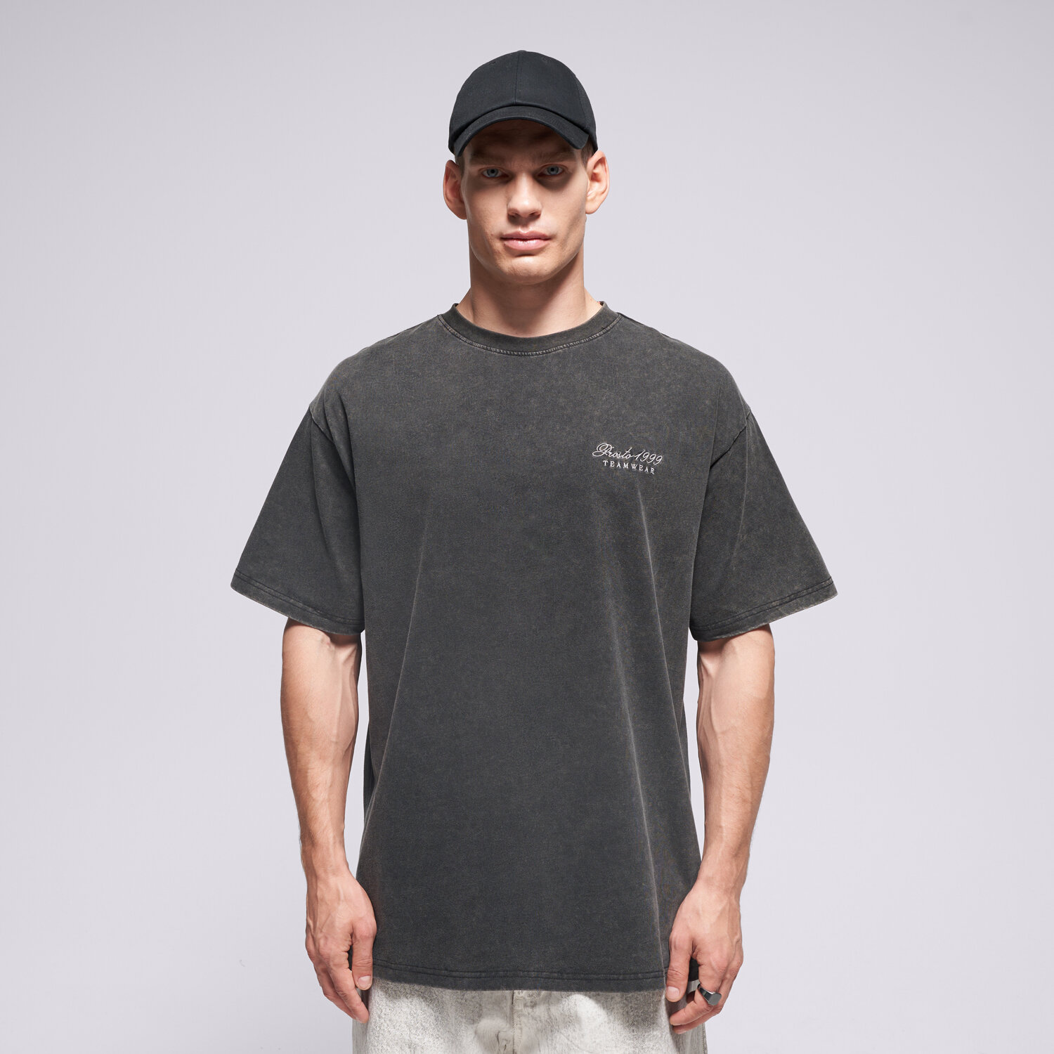 Prosto T-Shirt Athletic Washed Black