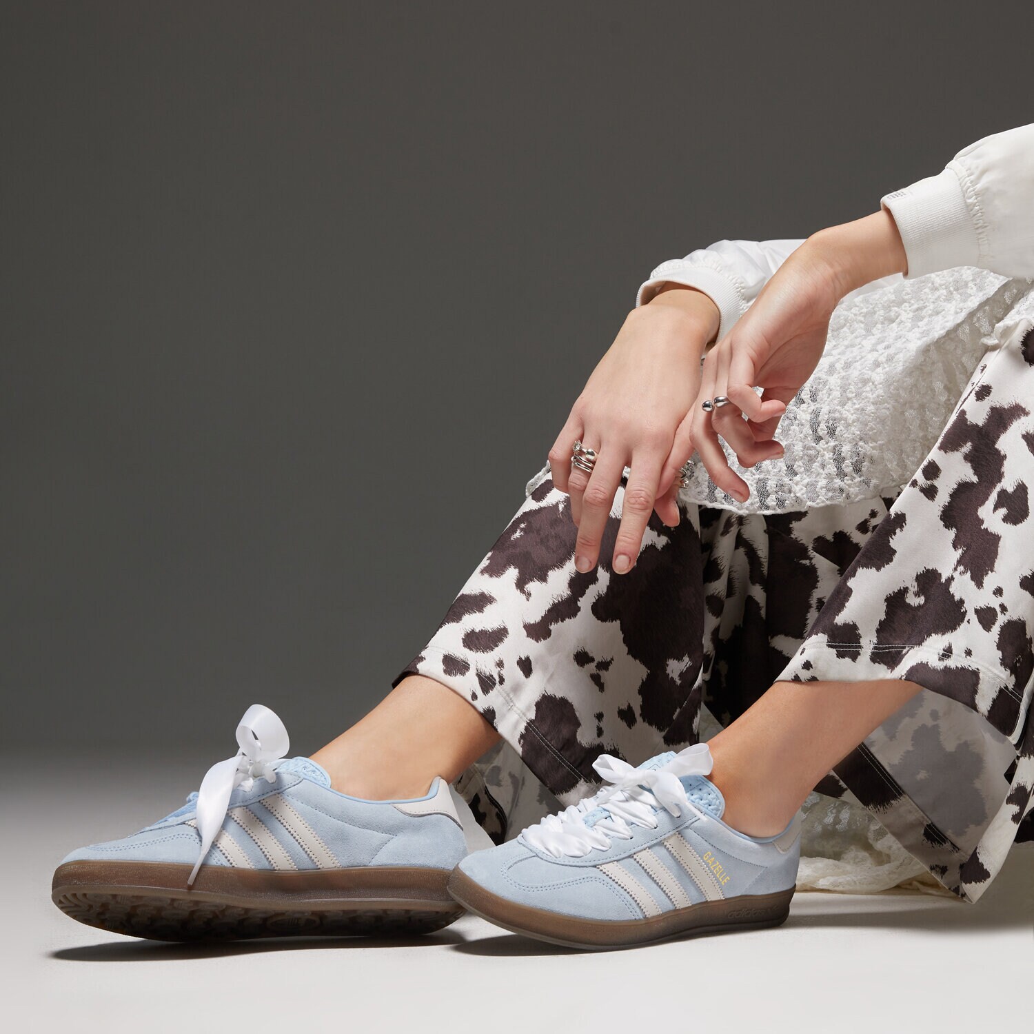 ADIDAS GAZELLE INDOOR W JI2717 NIEBIESKI | Damskie Sneakersy