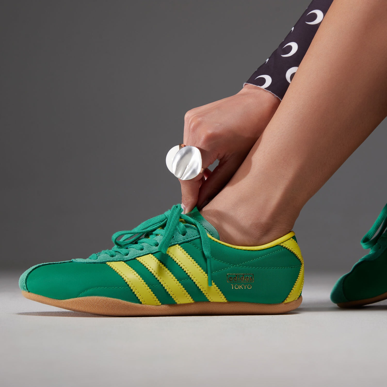 ★adidas★ Tokyo Green Yellow JI3298 ADIDAS TOKYO W JI3298 | kolor Zielony ▷ Damskie Buty w JD