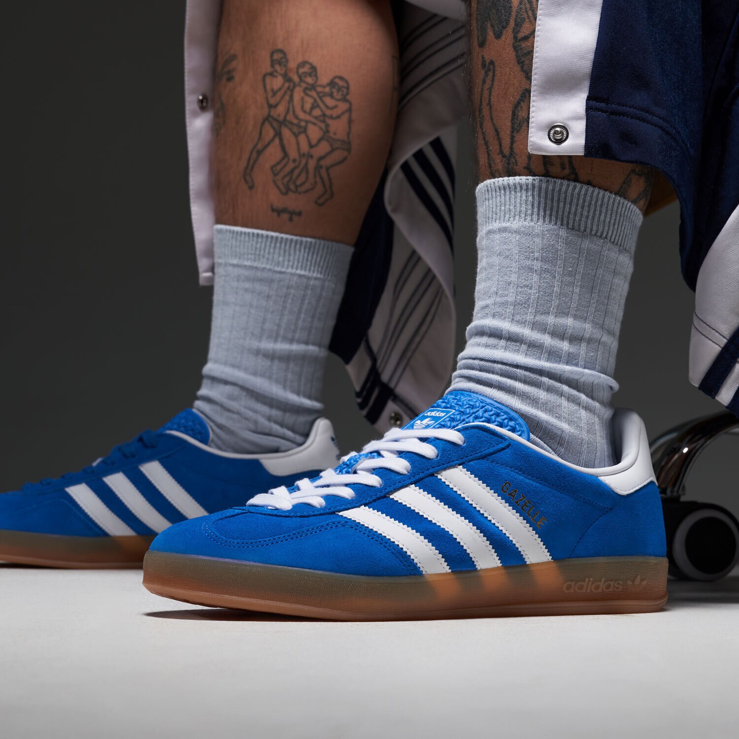◆adidas◆ Gazelle Indoor Bluebird JI2061 Sneakers adidas Gazelle Indoor 'Blue Bird' (JI2061) | WSS