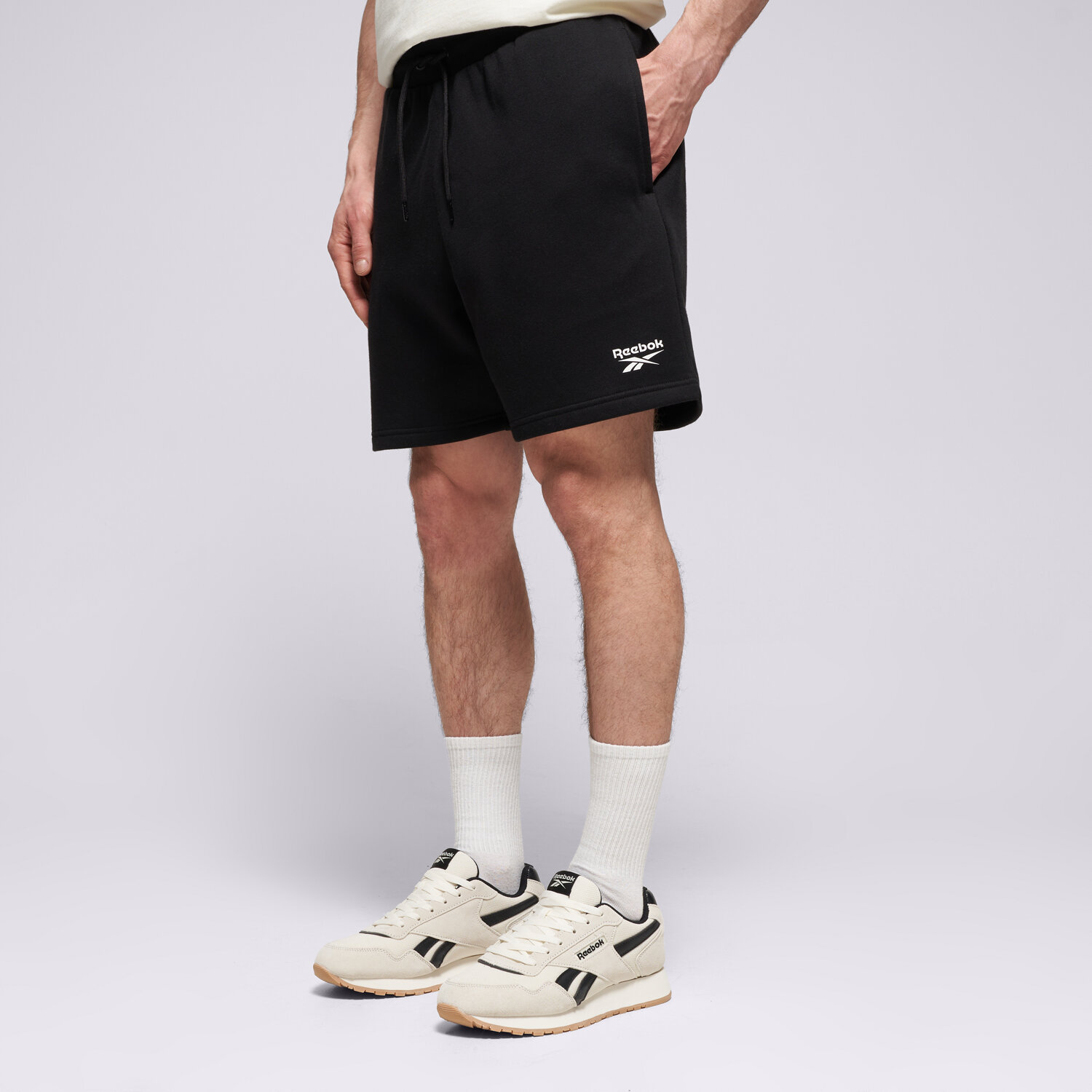 Reebok Szorty Marcus Small Logo Fleece Shorts