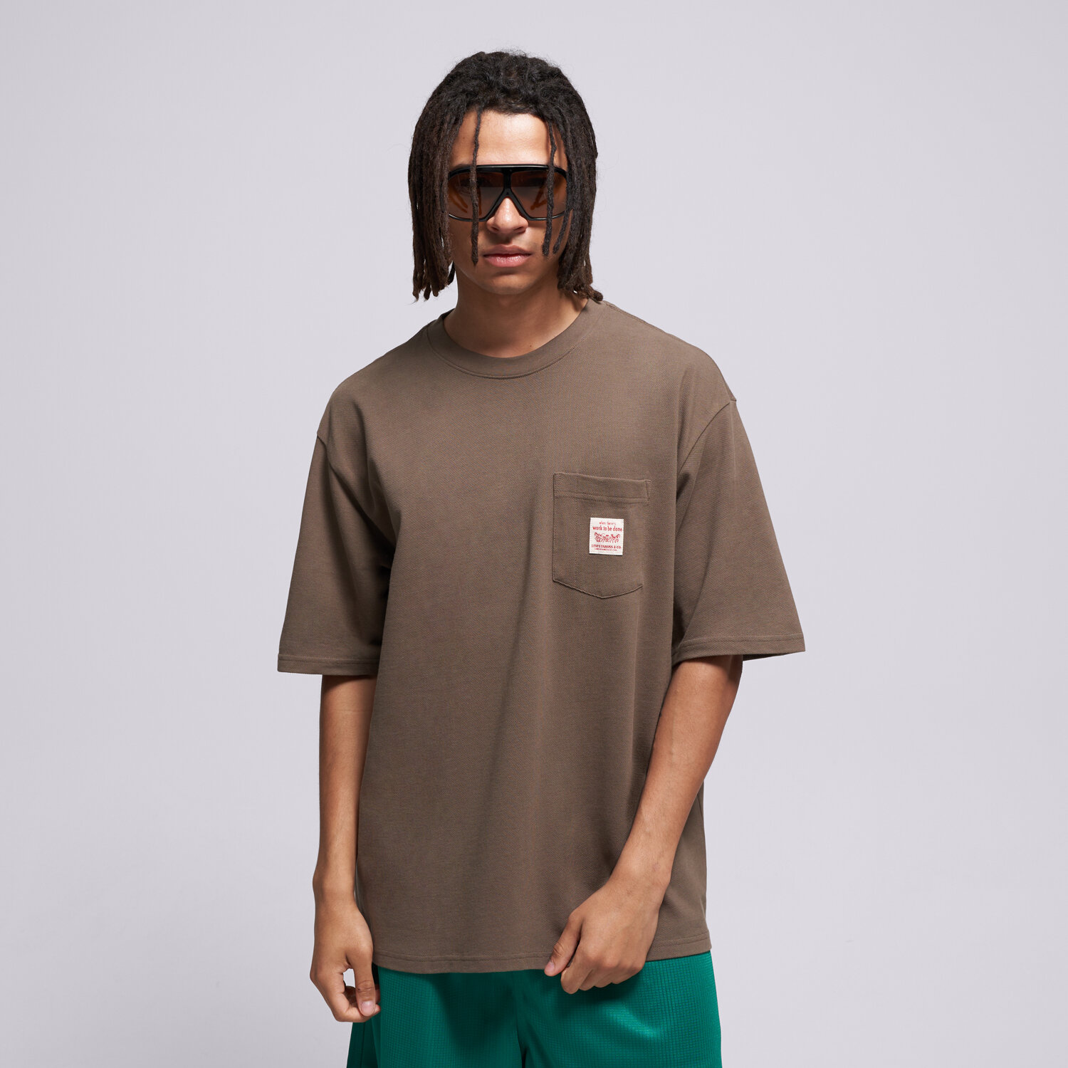 Levi's T-Shirt Ss Workwear Tee Browns