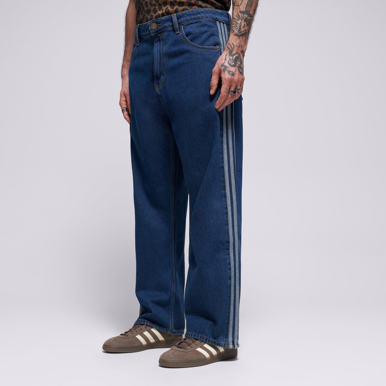 Adidas Spodnie Firebird Denim