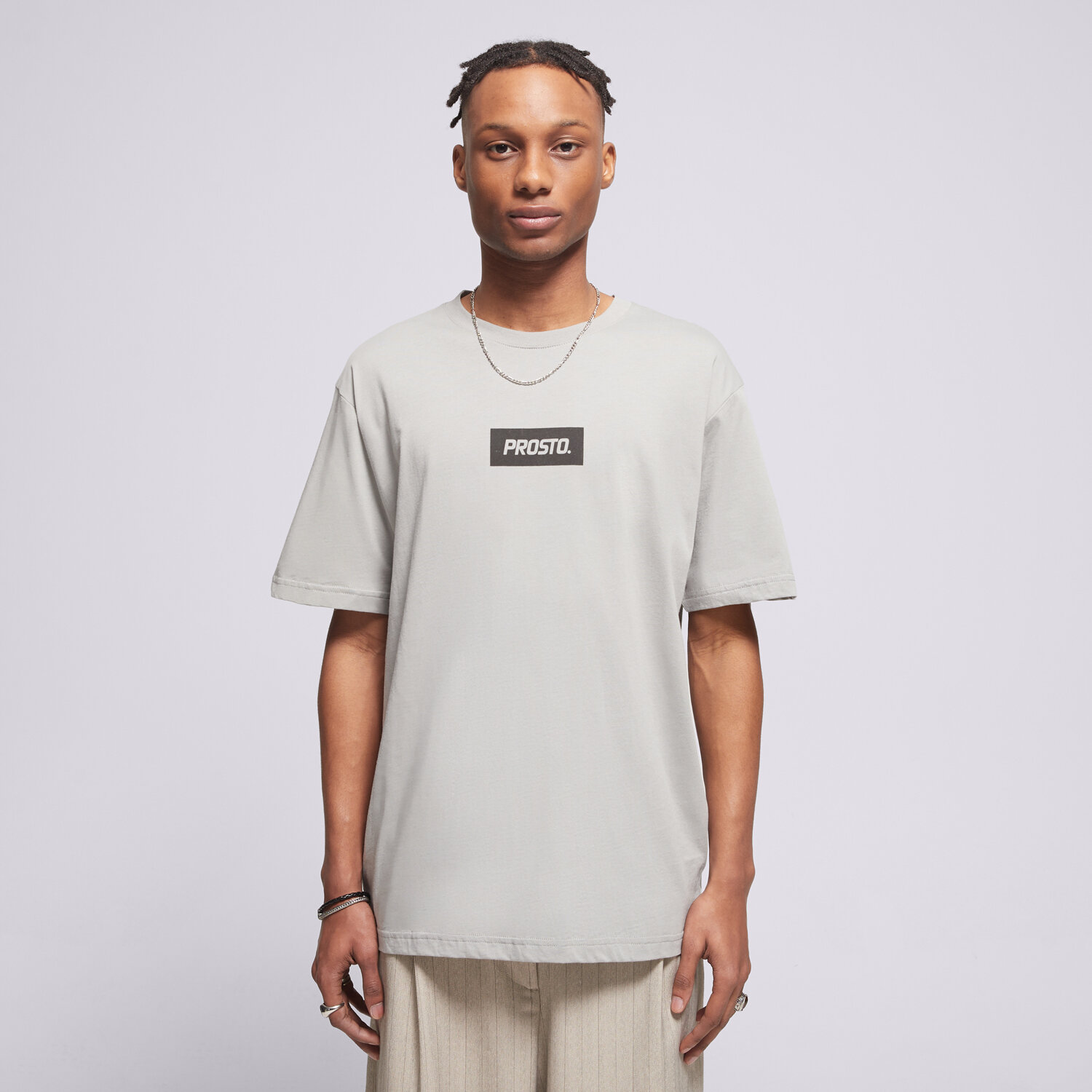 Prosto T-Shirt Closs Grey