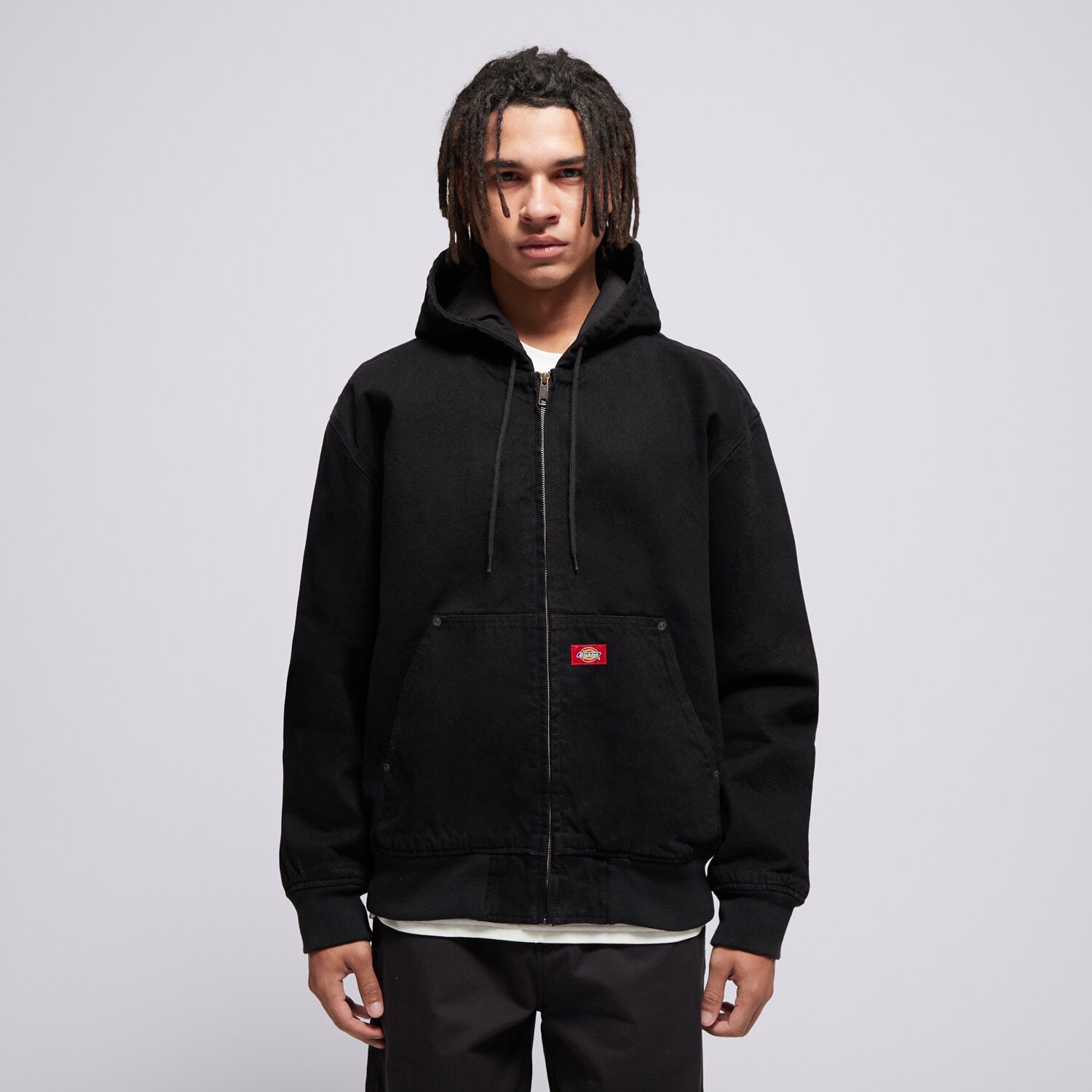 Dickies Kurtka Zimowa Hilham Lined Denim Hooded Bomber