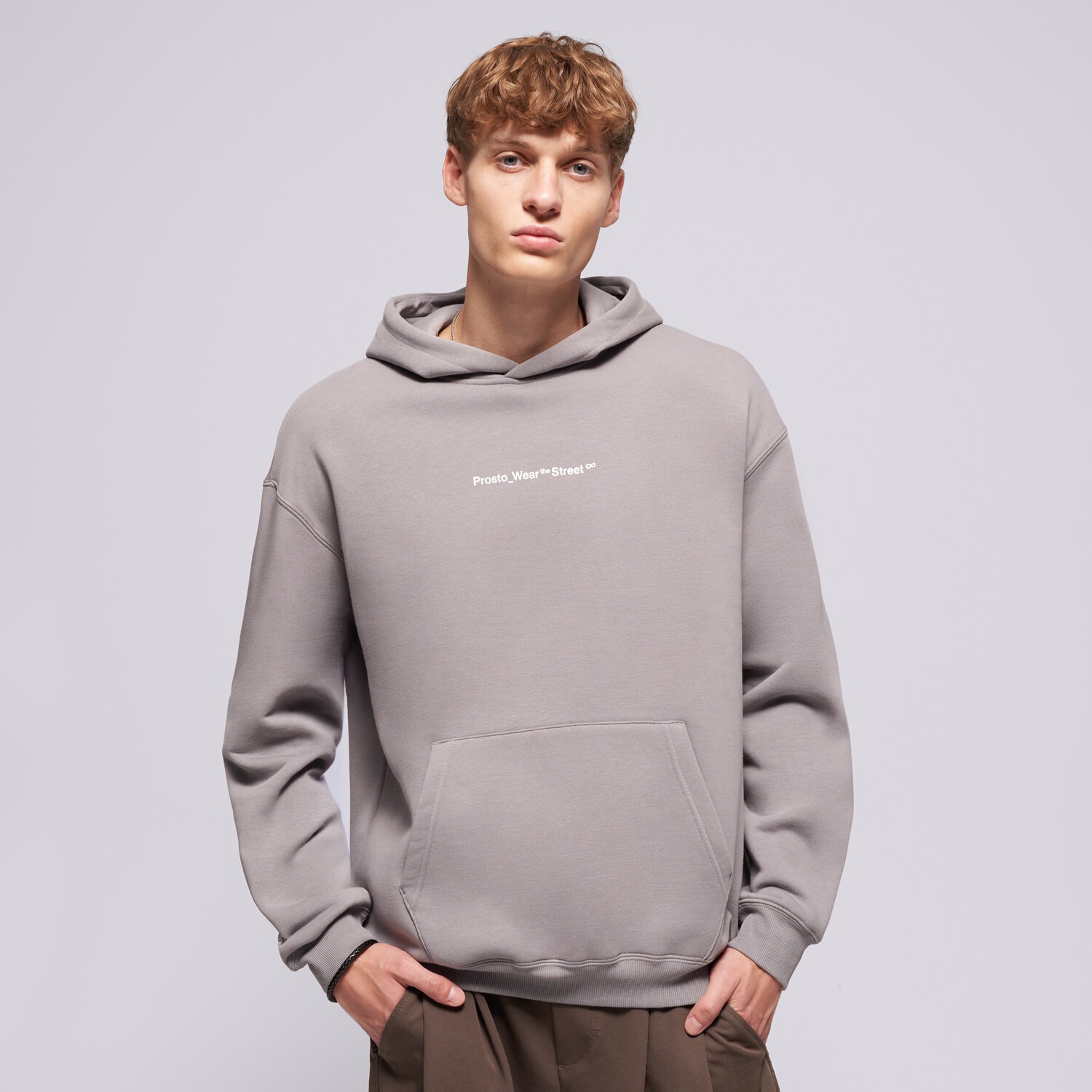 Prosto Bluza Z Kapturem Pills Gray