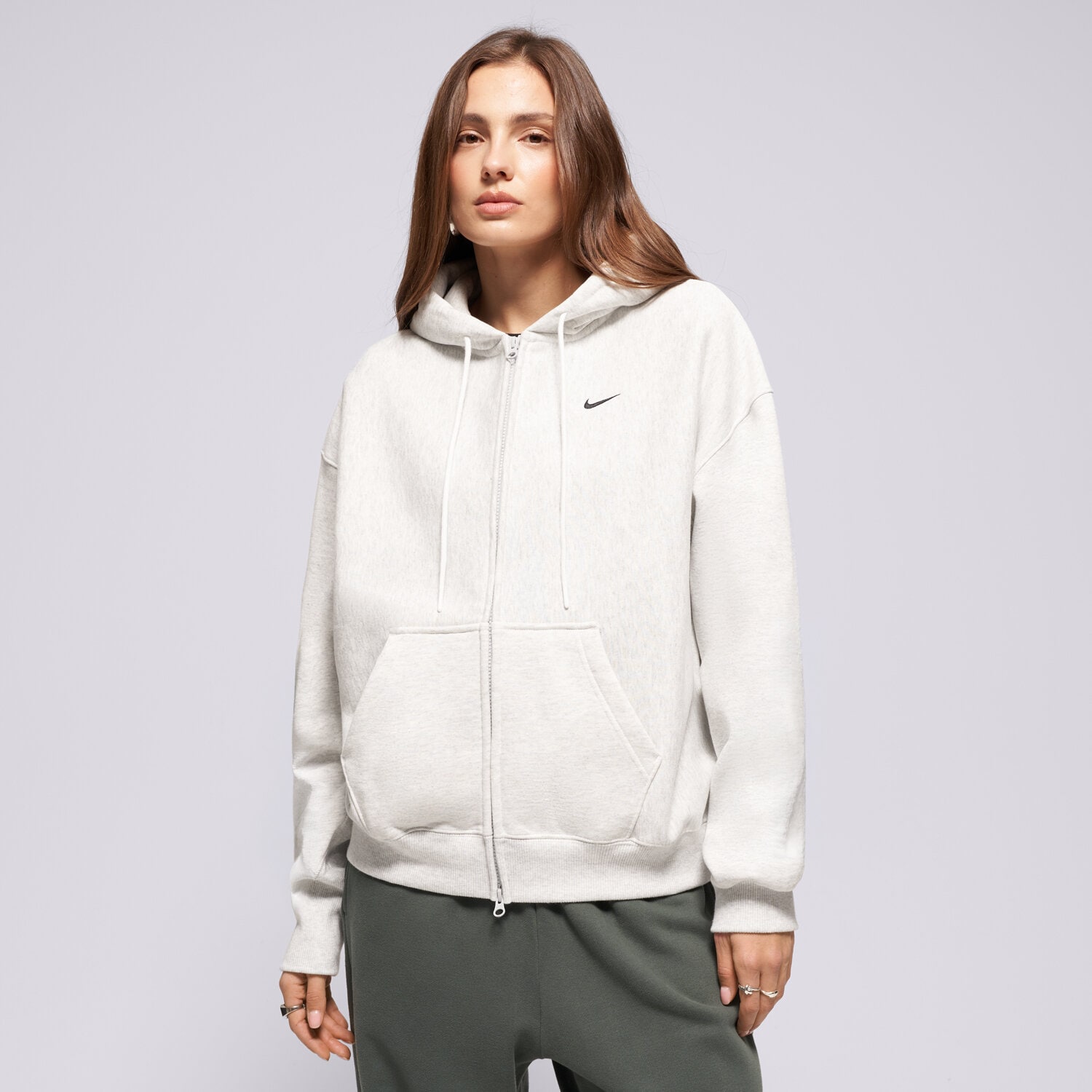 Nike Bluza Z Kapturem W Nk Stdo Flc Hvy Os Fz Hdy