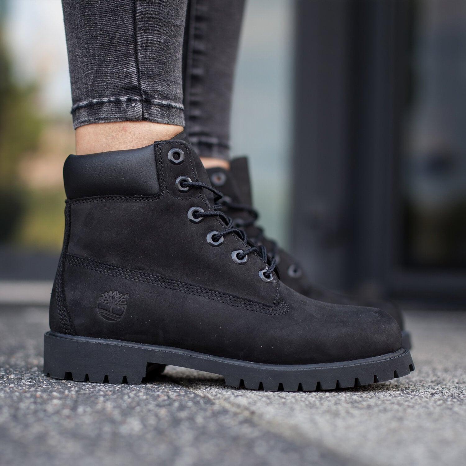 Timberland　黒　サイズ9.5W TIMBERLAND 6 IN PREMIUM WP BOOT TB1129070011 CZARNY