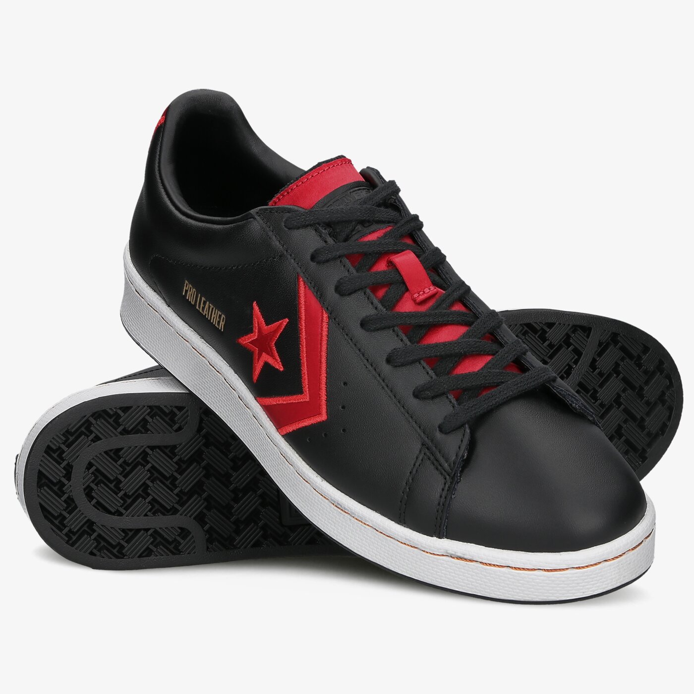 converse pro leather gold