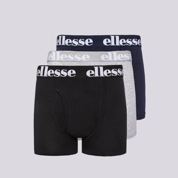 Ellesse Bokserki Hali 3Pk Boxers Blk/grey/navy