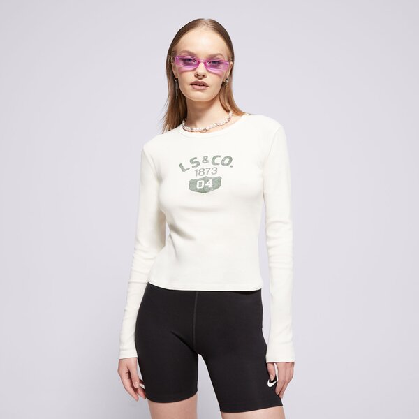 Levi's T-Shirt Graphic Ls Rickie Tee Neutrals