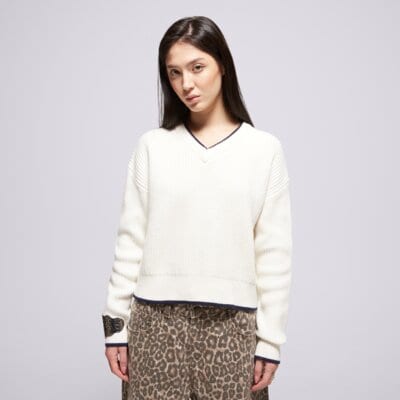 Levi's Sweter Reese Vneck Sweater Neutrals