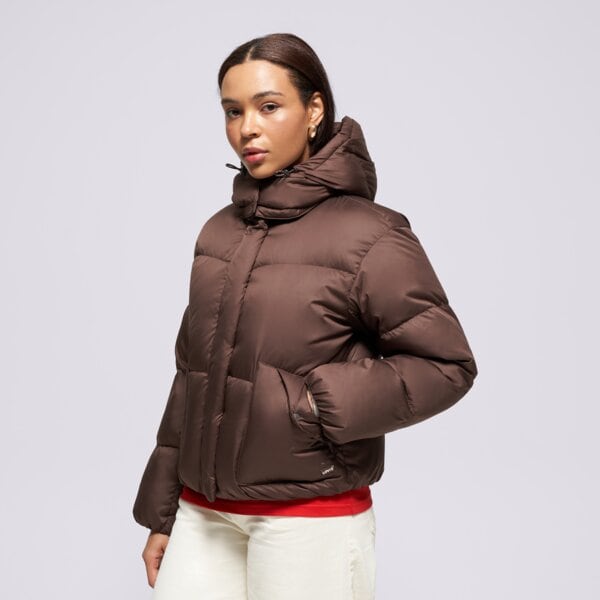 Levi's Kurtka Puchowa Western Bubble Shortie Browns