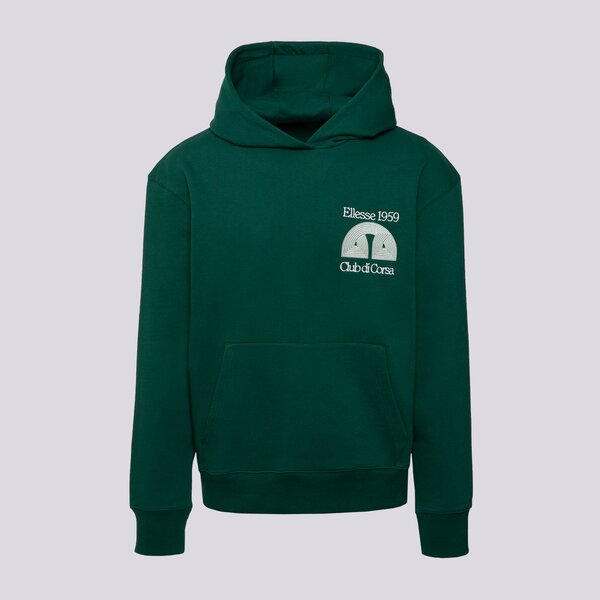 Ellesse Bluza Z Kapturem Club Di Corsa Dgreen Hoodie