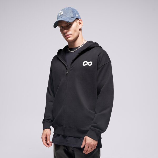 Prosto Bluza Rozpinana Zip Hoodie Infinity Black