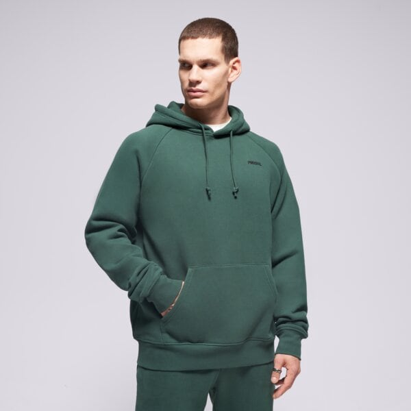Prosto Bluza Z Kapturem Hoodie Skizzle Washed Green