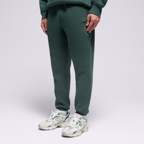 Prosto Spodnie Sweatpants Darn Washed Green