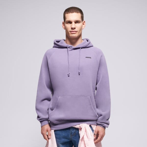 Prosto Bluza Z Kapturem Hoodie Skizzle Washed Lavender
