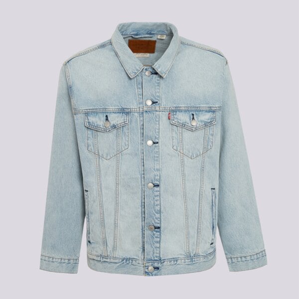 Levi's Kurtka Relaxed Fit Trucker Light Indigo - Worn In