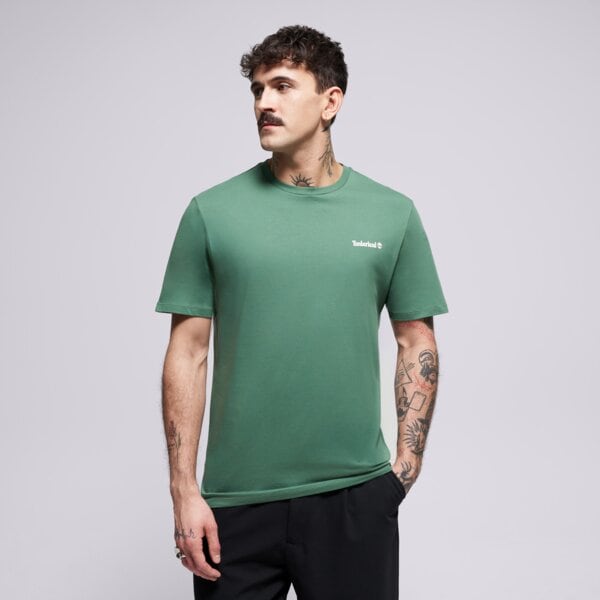 Timberland T-Shirt Small Linear Logo Print Tee